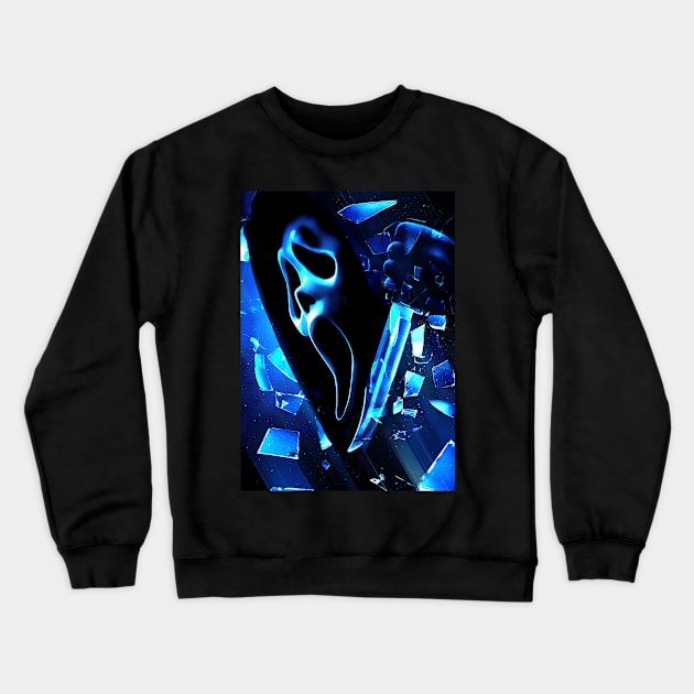 Scream 2022 movie slasher film movie Crewneck Sweatshirt by syanart